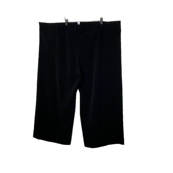 ISSEY MIYAKE Black Wide Leg Trousers Pants Leg Slit Split Japan Size 2 - Picture 1 of 16
